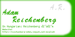 adam reichenberg business card